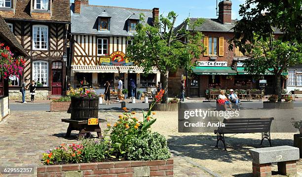 Beuvron-en-Auge , classified among the "Most beautiful Villages of France".