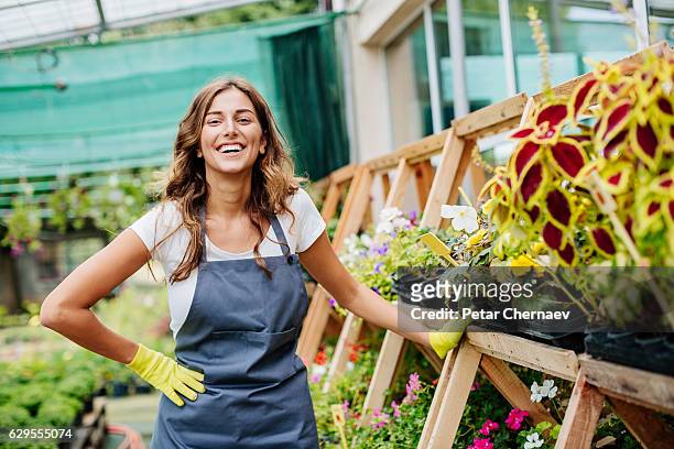 bellissimo giardiniere - landscape gardener foto e immagini stock