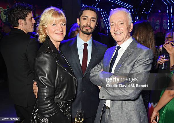 Christine Savage, Riz Ahmed and Anthony Daniels attend the "Rogue One: A Star Wars Story" launch event after party at the Tate Modern on December 13,...
