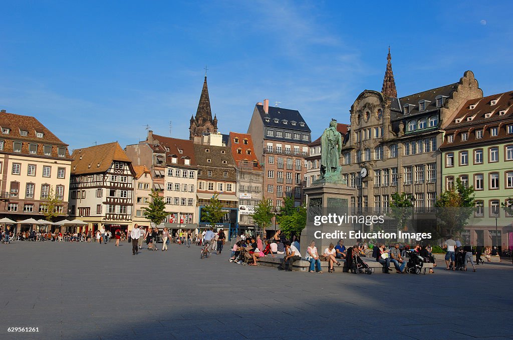 Strasbourg, Kleber square, Alsace, Bas Rhin, France