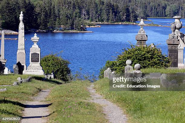 John Carver Cemetery Vinalhaven Island Maine New England USA.