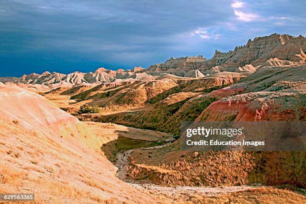 Badlands Riverside County Badlands National Park Sunset Photos and Premium High Res Pictures ...