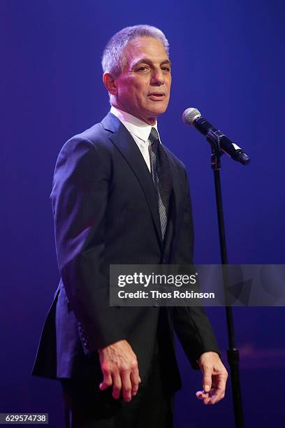 Actor Tony Danza performs onstage during the USO 75th Anniversary Armed Forces Gala & Gold Medal Dinner at Marriott Marquis Times Square on December...