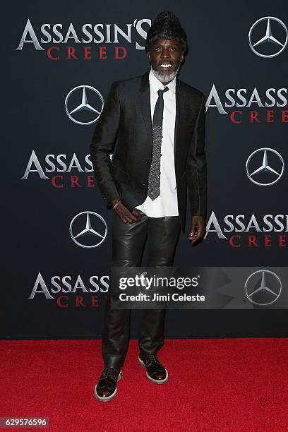 Actor Michael K. Williams attends the "Assassin's Creed" New York Premiere at AMC Empire 25 theater on December 13, 2016 in New York City.