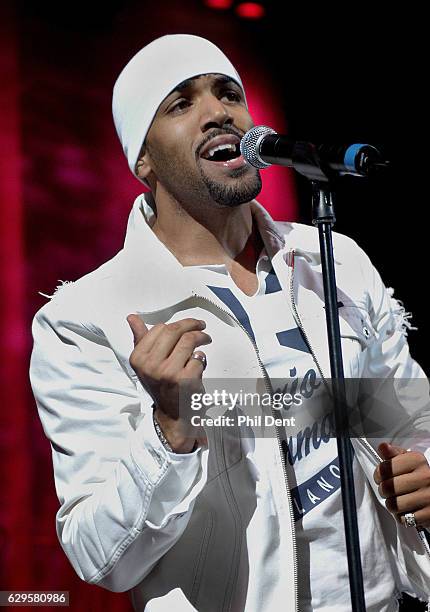Craig David performs on stage in London, 2003.