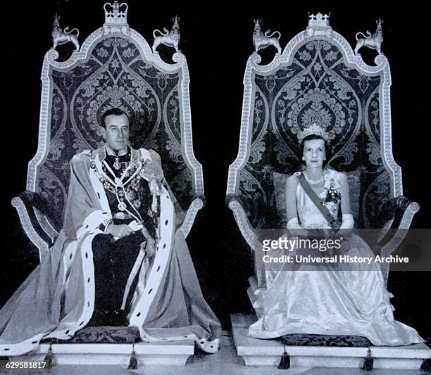 The Earl and Countess Mountbatten of Burma. The title was created for Rear Admiral Louis Mountbatten, 1st Viscount Mountbatten of Burma, the last...