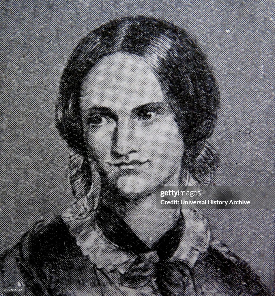 Bronte Rees Portrait of Charlotte Bronte English novelist and poet, the eldest of ...