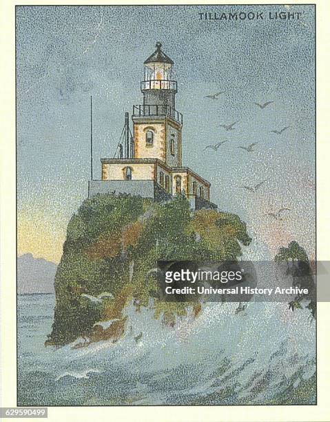 Tillamook Lighthouse; Off Tillamook Head; Oregon usa