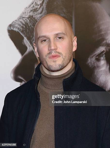 Damien Walters attends "Assassin's Creed" New York premiere at AMC Empire 25 theater on December 13, 2016 in New York City.