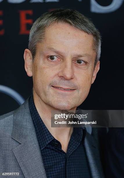 Gerard Guillemot, of Ubisoft attends "Assassin's Creed" New York premiere at AMC Empire 25 theater on December 13, 2016 in New York City.