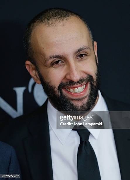 Aymar Azaizia attends "Assassin's Creed" New York premiere at AMC Empire 25 theater on December 13, 2016 in New York City.