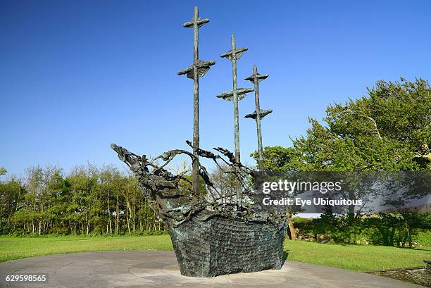 Ireland, County Mayo, Murrisk, The National Famine Memorial.