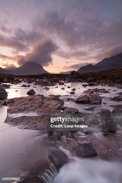 View of Glen Sligachan on the Isle of Skye, Glen Sligachan, Scotland.