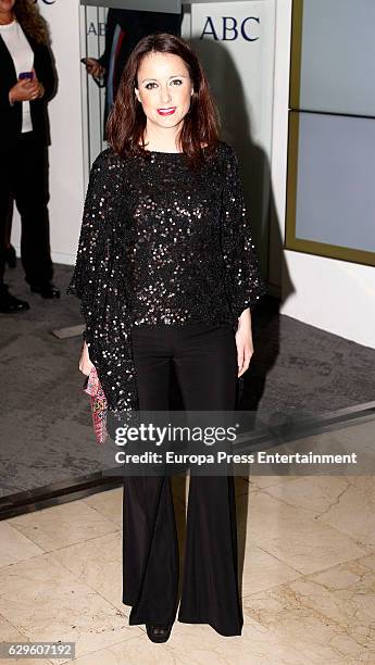 Andrea Levy attends a dinner in honour of 'Mariano de Cavia', 'Mingote' and 'Luca de Tena' awards winners on December 13, 2016 in Madrid, Spain.