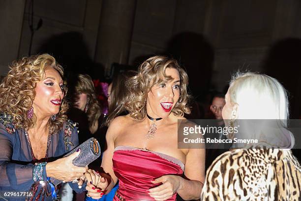 Denise Rich and Heloise Pratt attend the Angel Ball 2016 at Cipriani Wall St on November 21, 2016 in New York City.