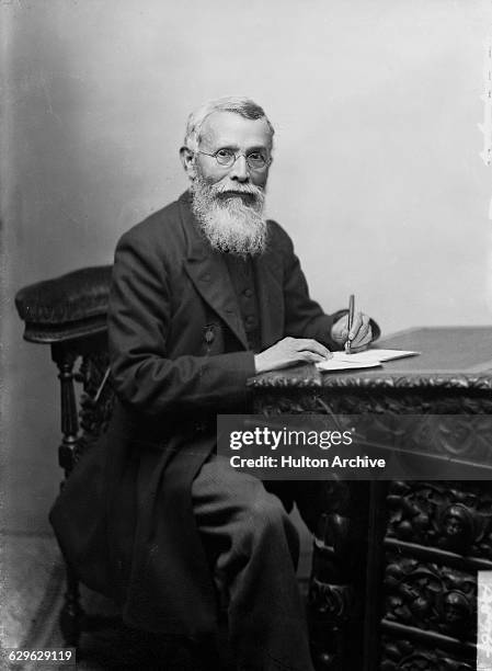 Parsi writer, politician and social leader, Dadabhai Naoroji, , 1892. In Britain, he was a Liberal Party MP for Finsbury Central in London from 1892...