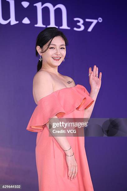 Actress Barbie Hsu attends a commercial event on December 14, 2016 in Taipei, Taiwan of China.