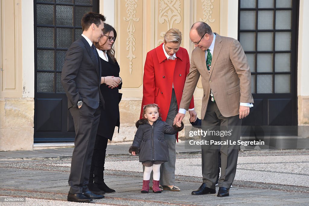 Christmas Gifts Distribution At Monaco Palace in Monte-Carlo