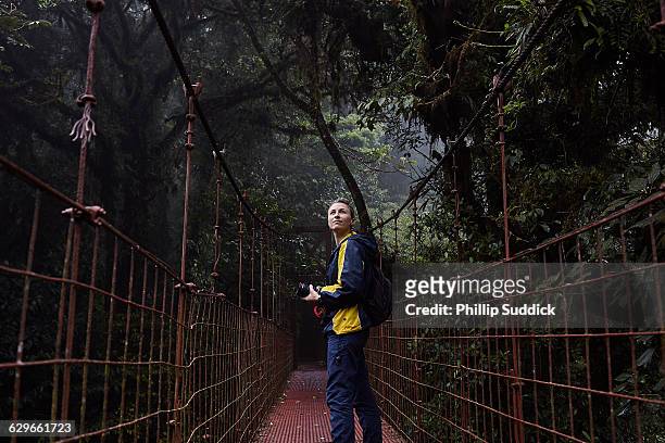 Female Videographer Exploring On Jungle Adventure