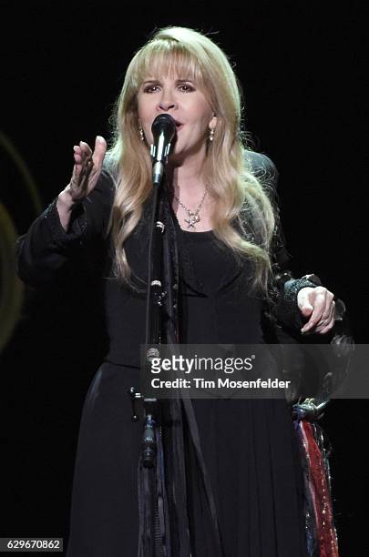 Stevie Nicks performs during her "24 Karat Gold Tour" at Golden 1 Center on December 13, 2016 in Sacramento, California.