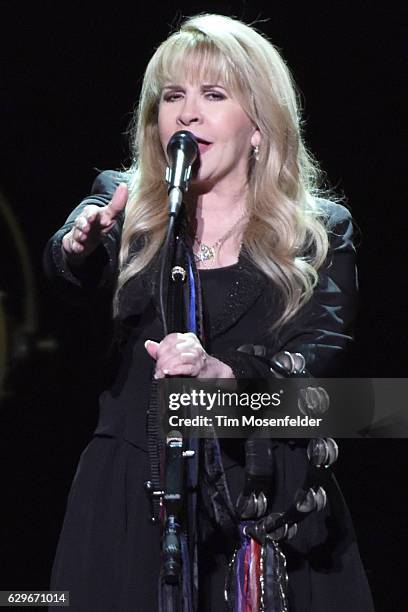 Stevie Nicks performs during her "24 Karat Gold Tour" at Golden 1 Center on December 13, 2016 in Sacramento, California.