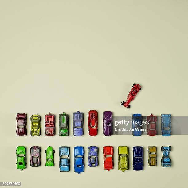 toy cars - car park stock illustrations