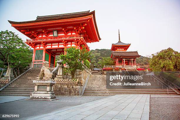 kiyomizu-dera kyoto japan - kiyomizu temple stock pictures, royalty-free photos & images