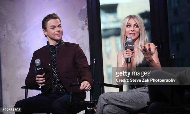 Dancers Derek Hough and Juliane Hough attend Build Series to discuss their new "Move Live" performance tour at AOL HQ on December 14, 2016 in New...