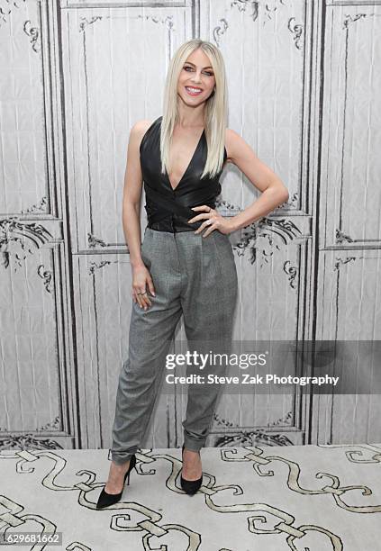 Dancer Julianne Hough attends Build Series to discuss "Move Live" performance tour at AOL HQ on December 14, 2016 in New York City.