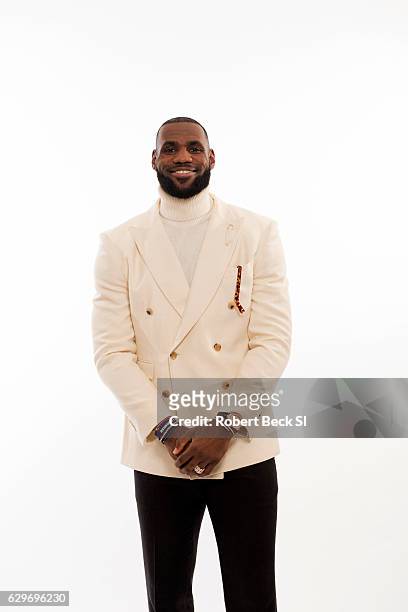 Basketball player Lebron James is photographed for Sports Illustrated on December 3, 2016 at the Shangri-La Hotel in Toronto, Canada. James is SI's...