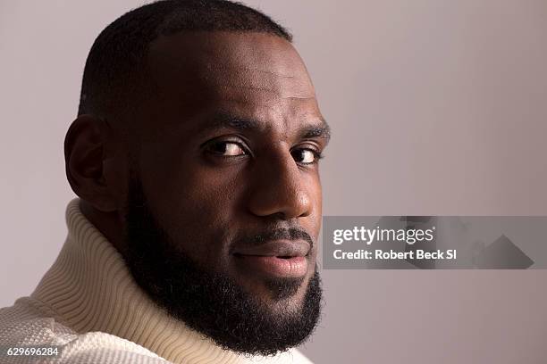 Basketball player Lebron James is photographed for Sports Illustrated on December 3, 2016 at the Shangri-La Hotel in Toronto, Canada. James is SI's...