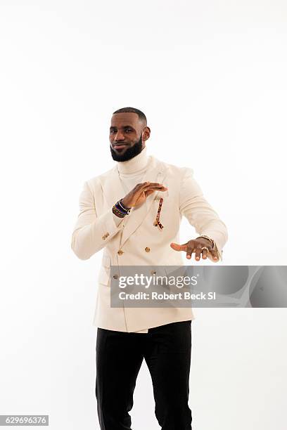 Basketball player Lebron James is photographed for Sports Illustrated on December 3, 2016 at the Shangri-La Hotel in Toronto, Canada. James is SI's...