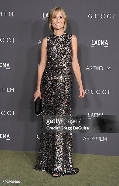 Trustee Willow Bay arrives at the 2016 LACMA Art + Film Gala Honoring Robert Irwin And Kathryn Bigelow Presented By Gucci at LACMA on October 29,...