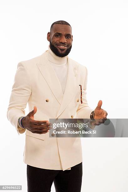 Basketball player Lebron James is photographed for Sports Illustrated on December 3, 2016 at the Shangri-La Hotel in Toronto, Canada. James is SI's...