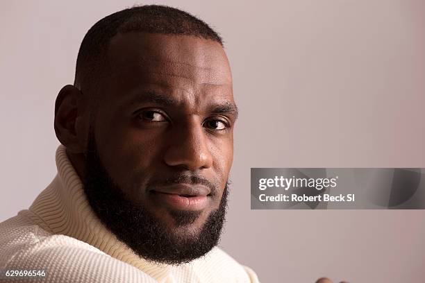 Basketball player Lebron James is photographed for Sports Illustrated on December 3, 2016 at the Shangri-La Hotel in Toronto, Canada. James is SI's...