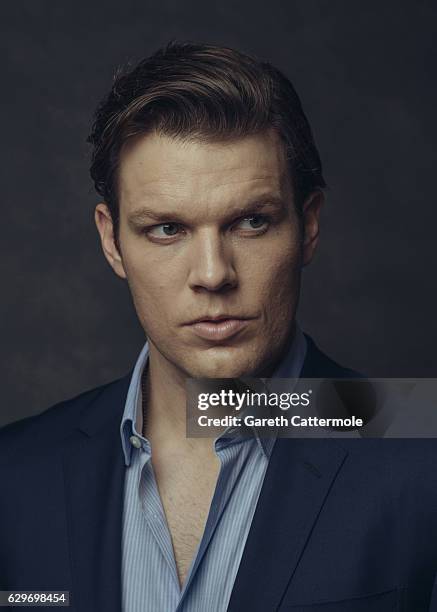 Actor Jake Lacy is photographed at the 13th annual Dubai International Film Festival held at the Madinat Jumeriah Complex on December 8, 2016 in...