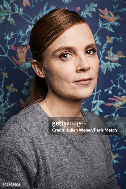 Actor Isabelle Carre is photographed for Paris Match on November 18, 2016 in London, England.