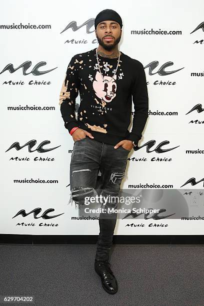 Sage The Gemini visits Music Choice at Music Choice on December 14, 2016 in New York City.