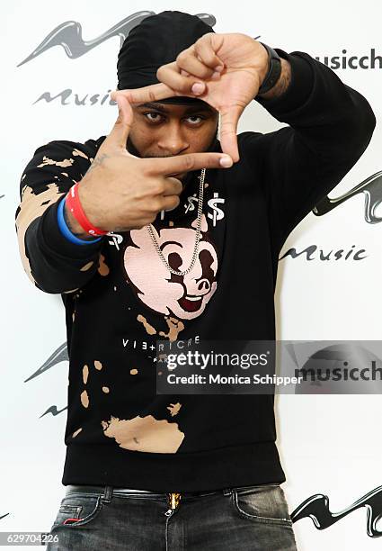 Sage The Gemini visits Music Choice at Music Choice on December 14, 2016 in New York City.