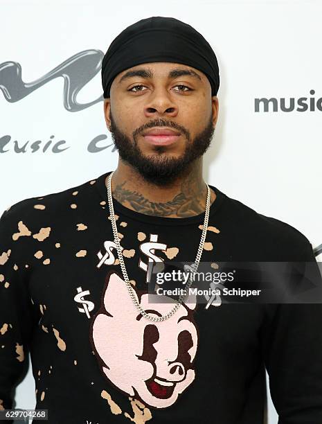 Sage The Gemini visits Music Choice at Music Choice on December 14, 2016 in New York City.