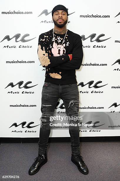 Sage The Gemini visits Music Choice at Music Choice on December 14, 2016 in New York City.