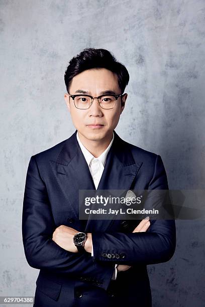 Dong Chengpeng poses for a portraits at the Toronto International Film Festival for Los Angeles Times on September 13, 2016 in Toronto, Ontario.