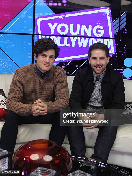 December 12: Anthony Padilla and Ian Hecox from SMOSH visits the Young Hollywood Studio on December 12, 2016 in Los Angeles, California.