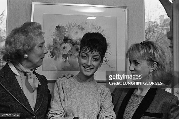 French actress Bulle Ogier's mother, Bulle Ogier and her daughter, French actress Pascale Ogier. French actress Pascale Ogier won the 1984 Venice...