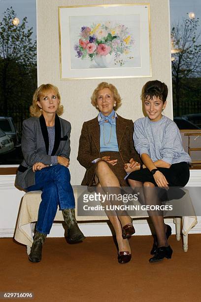 French actress Bulle Ogier, her mother and her granddaughter, French actress Pascale Ogier. French actress Pascale Ogier won the 1984 Venice Film...