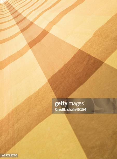 illustrations, cliparts, dessins animés et icônes de yellow thai silk - nappe-table