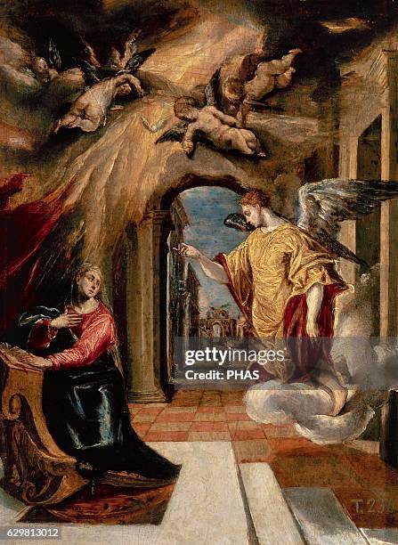 The Annunciation, 1570-1572, by El Greco .