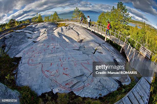 rock art - alta rock art stock pictures, royalty-free photos & images