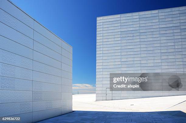 oslo opera house - oslo stockfoto's en -beelden