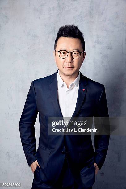 Dong Chengpeng poses for a portraits at the Toronto International Film Festival for Los Angeles Times on September 13, 2016 in Toronto, Ontario.